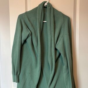 Free People Green Cardigan Sweater